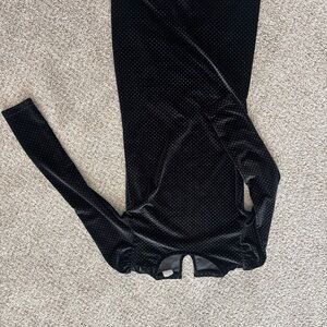 Hem Black and White Dotted dress